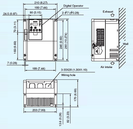 SJ700-055-110 LFUF2 / HFEF2, HFUF2